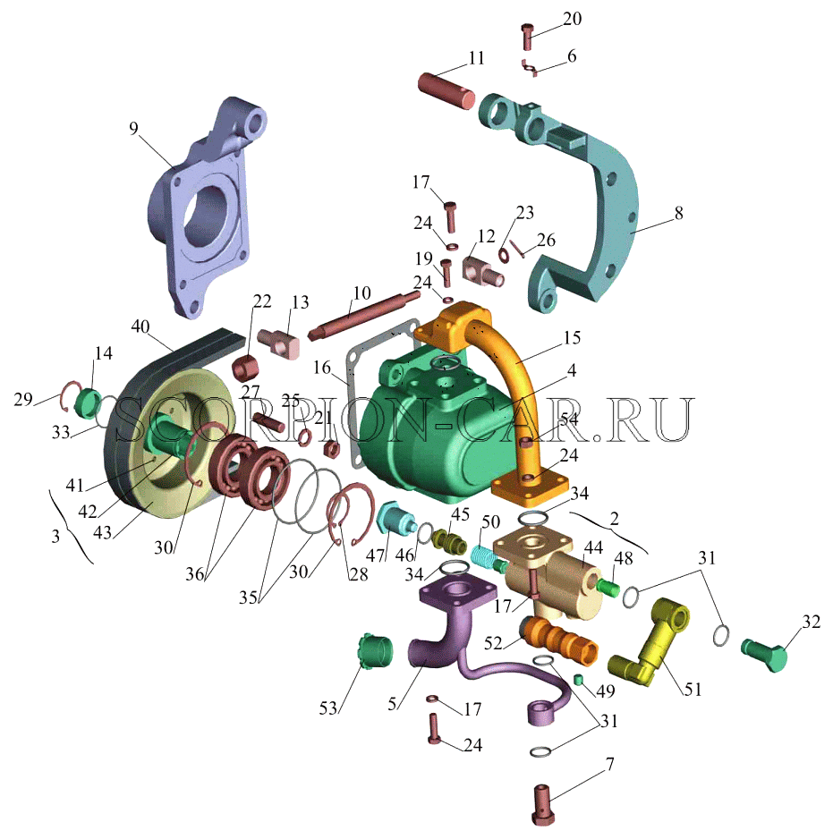 НАСОС 533702-3407008 631705