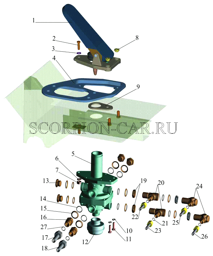 Маз 631705 каталог запчастей