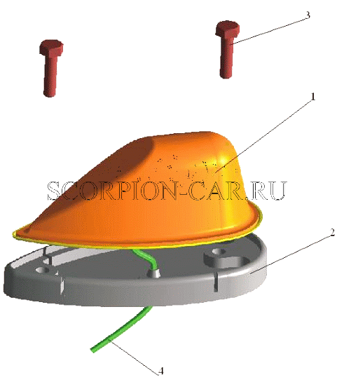 УСТАНОВКА ФОНАРЕЙ АВТОПОЕЗДА 631705