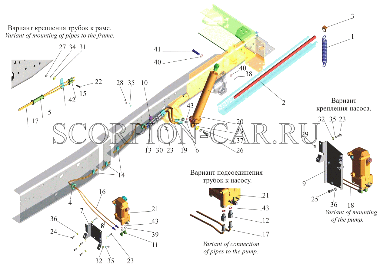 МЕХАНИЗМ ПОДЪЕМА КАБИНЫ 5337