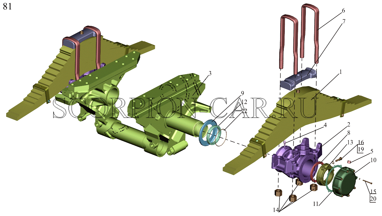 ПОДВЕСКА БАЛАНСИРНАЯ 6501А8-2900012 6516V8
