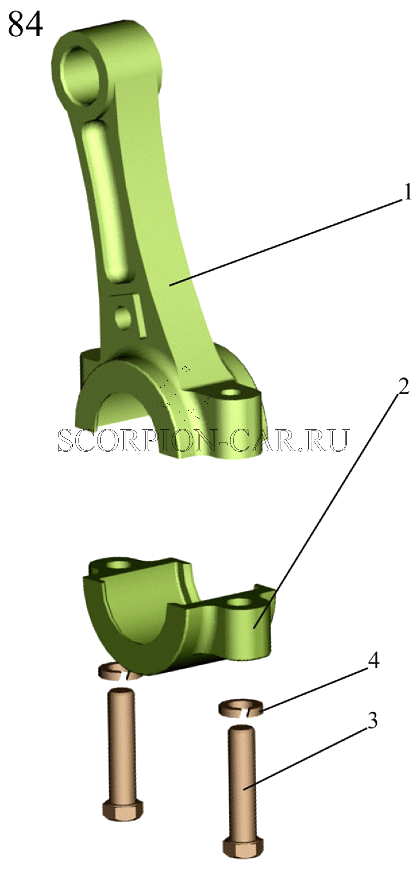 РЫЧАГ 6501А8-2916020-000 6516V8