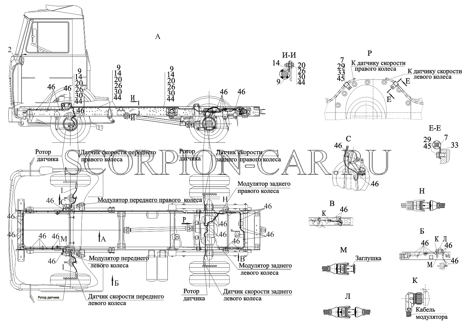 УСТАНОВКА ЭЛЕКТРООБОРУДОВАНИЯ АБС 4570-3800040 437043