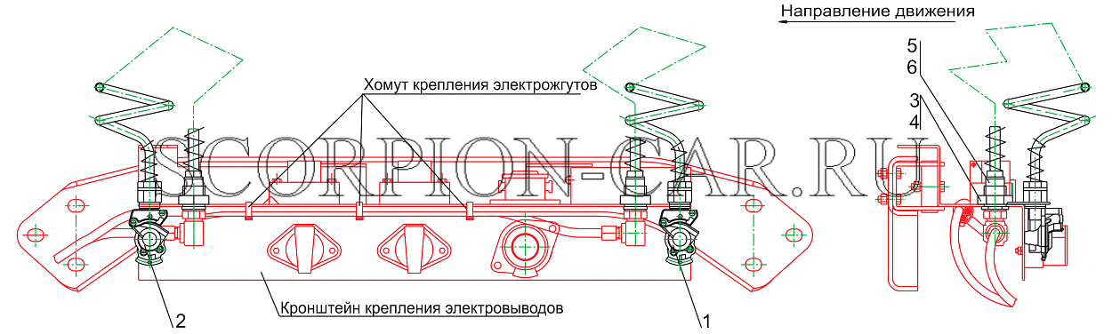 ТРУБОПРОВОДЫ НА ПОЛУПРИЦЕП 544019-3521004 5440E9