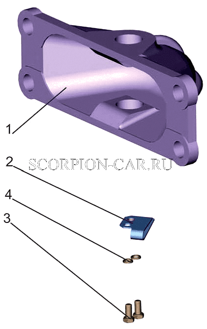 ВИЛКА С ПРУЖИНОЙ 500А-2806115 6517X9