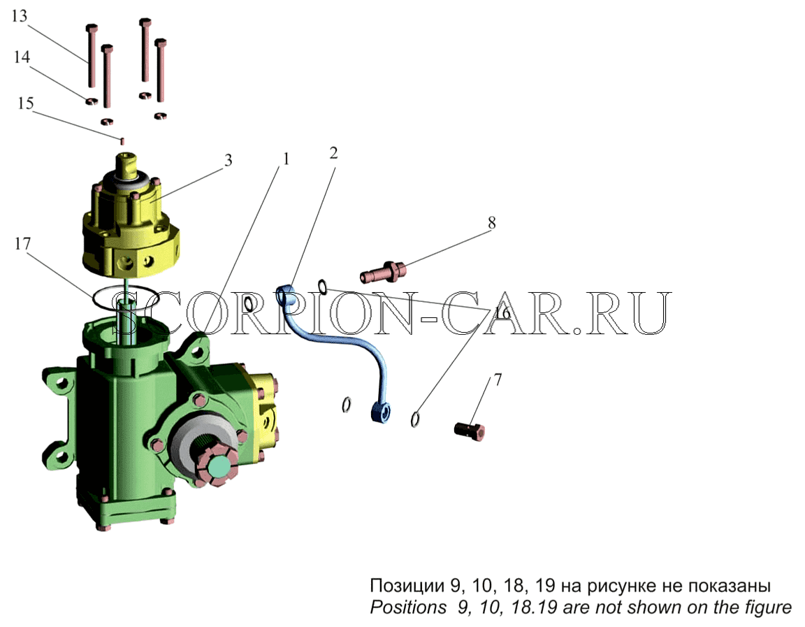 МЕХАНИЗМ РУЛЕВОЙ 64221-3400010 6517X9