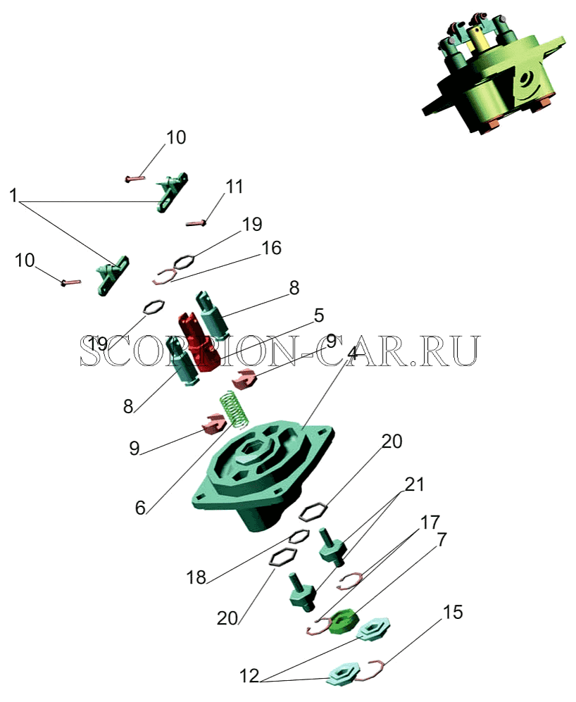 КЛАПАН 64221-3430010 6517X9