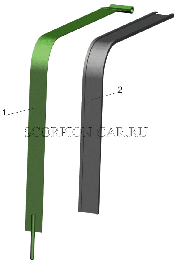 ХОМУТ КРЕПЛЕНИЯ БАКА 6430-1101110 6501B5