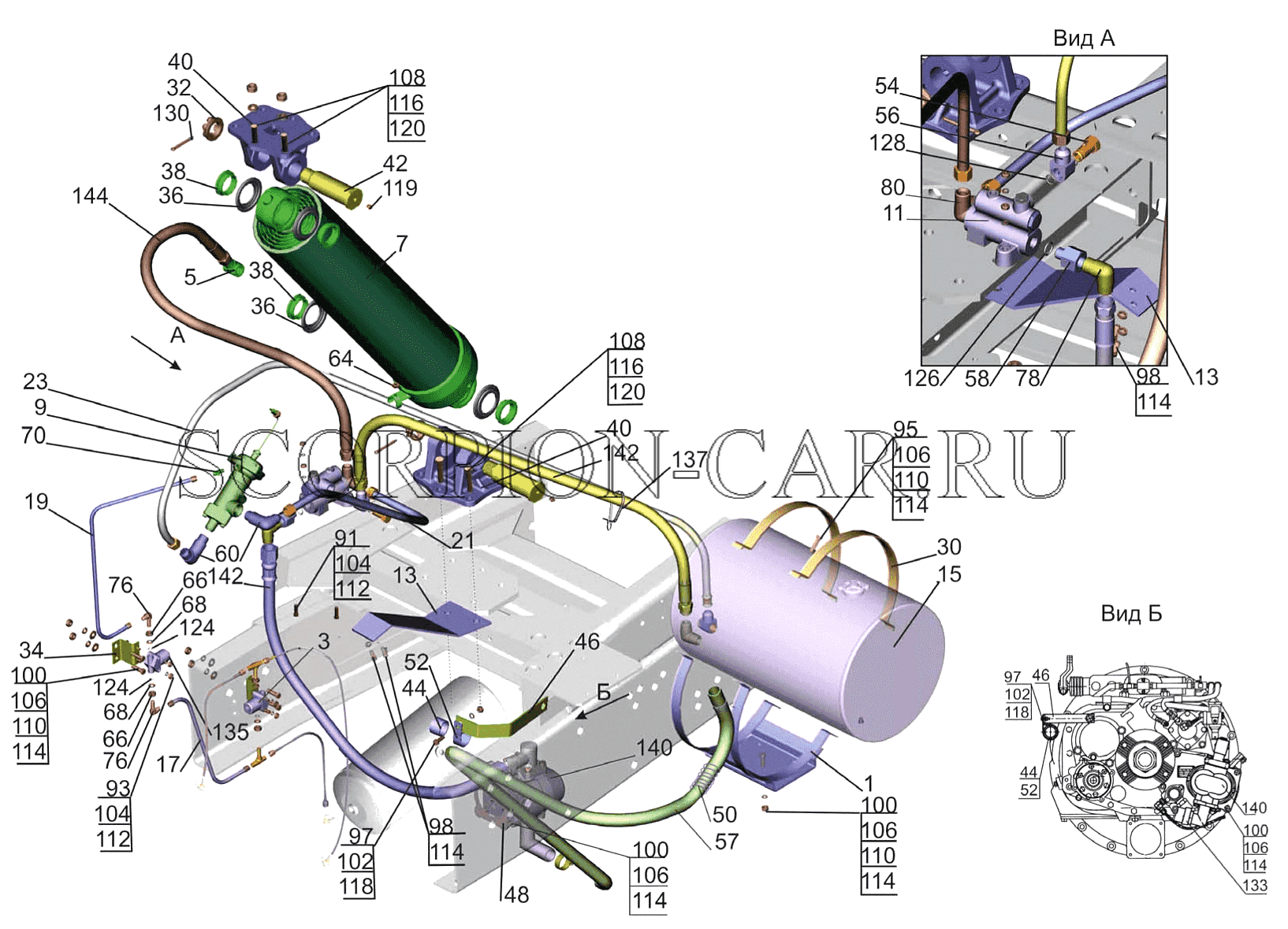 УСТАНОВКА ГИДРООБОРУДОВАНИЯ 6501B5-8600005-036, (-736) 6501B5
