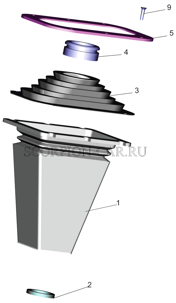 УПЛОТНЕНИЕ ЛЮКА КАБИНЫ 5440-3444256-010 6312B5