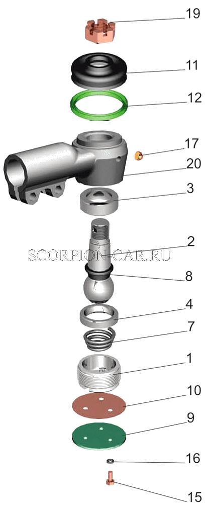 НАКОНЕЧНИК 6422-3003056 643019