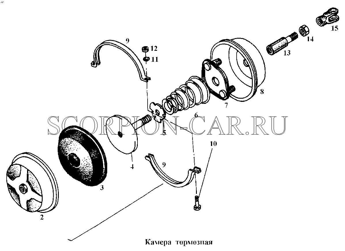 КАМЕРА ТОРМОЗНАЯ 93892