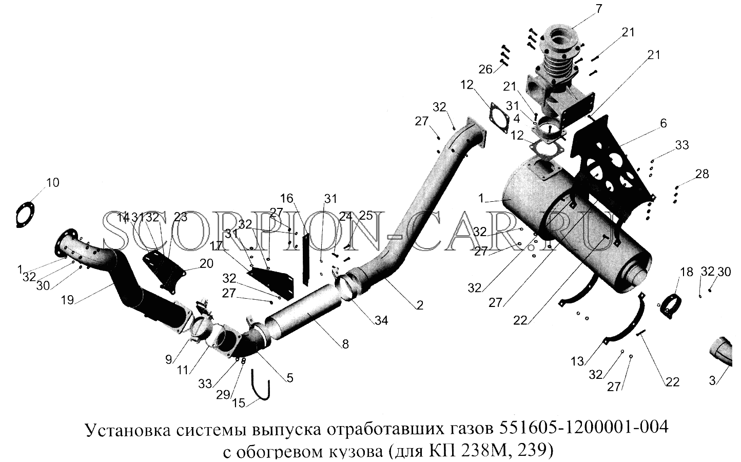 Система выпуска маз