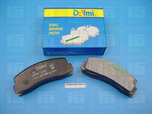 D301CM | 2121-0-3501090-00 Колодка тормозная 2121-21214,2123 пер (к-т) (Dafmi)