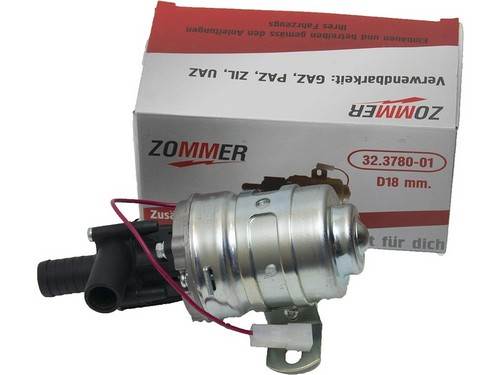 3237801 | 0032-0-0003780-001 Насос допол печки 3221,2217,2705,УАЗ 3160-3163 (12В,18мм)  ZOMMER