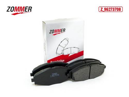 Z96273708 Колодка тормозная перед Chevrolet Lanos, Spark, Daewoo Matiz, Cherry QQ (к-т) (Z96273708) ZOMMER