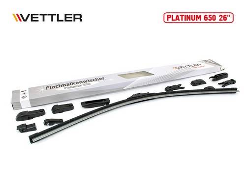 VEPLATINUM650 | 00VE-0-LATINUM-650 Щетка стеклоочистителя бескаркасная 650 мм PLATINUM (18305) (VETTLER)