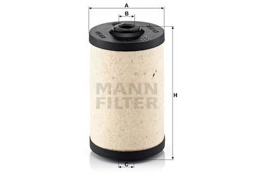 BFU700X | 000-0-U 700 X-00 Фильтр топливный MB T1 mot.OM601/OM602