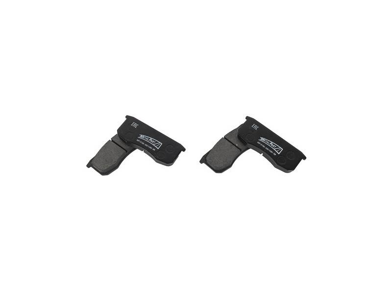 MP3160350109088 | 3160-00-3501090-088 Колодка тормозная УАЗ-Патриот,Хантер,452 пер (к-т 4шт) (MetalPart) бесшумная, полутвердая смесь