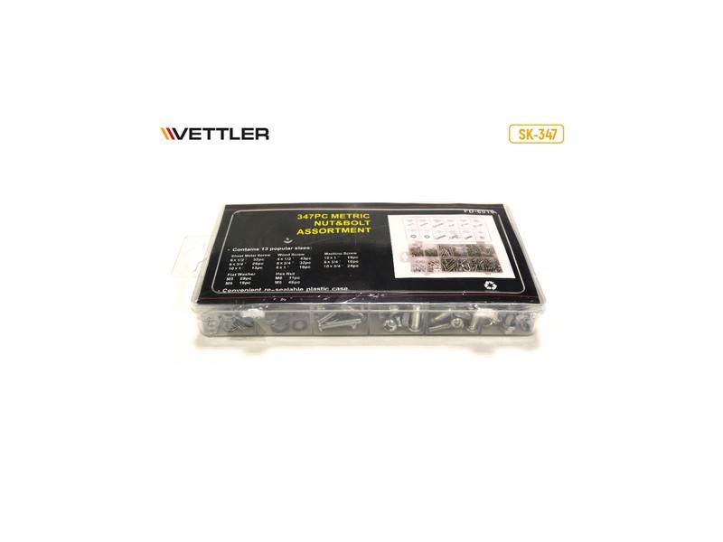 SK347 | 000-0-0SK-347-00 Набор крепежа 347 шт. VETTLER