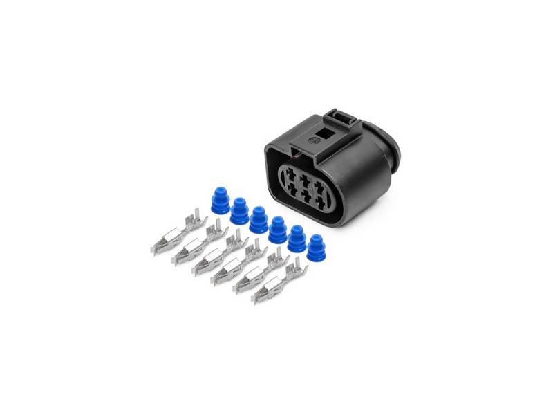 AX6526S Разъем 1J0973733 6-ти контактный Л-зонд перед катализатором AUDI, VW, SEAT, SKODA