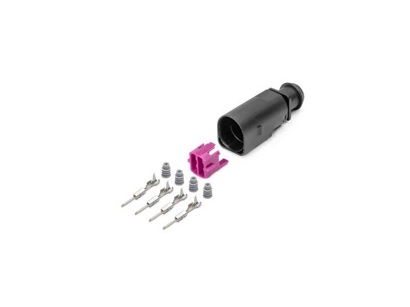 AX6604S Разъем 4B0973812 4-х контактный датчика износа тормозных колодок, компрессора подвески VAG