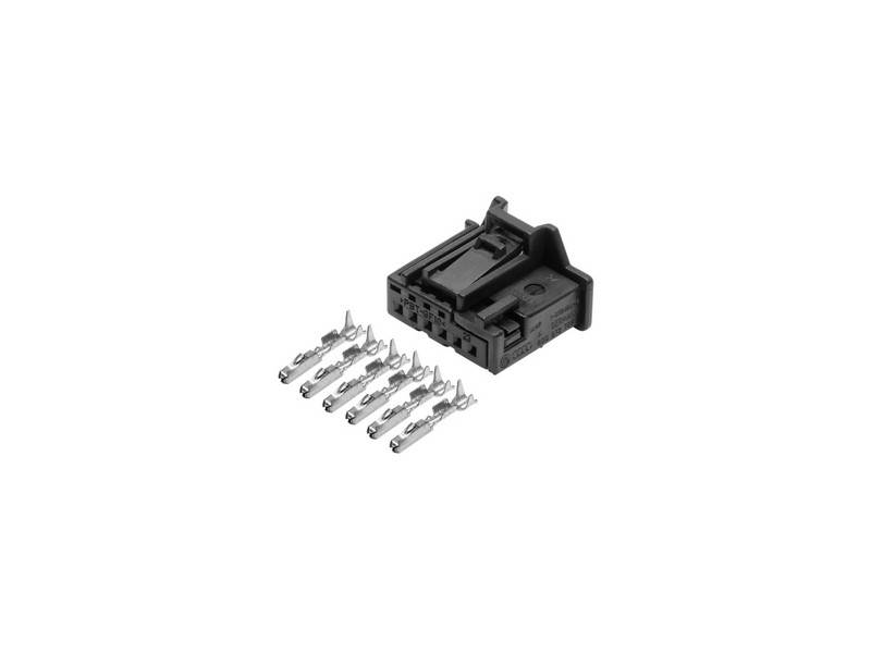 AX6566S Разъем 6Q0972706 6-ти контактный мотора отопителя, заслонки отопителя VW Polo (Sed RUS) 2011